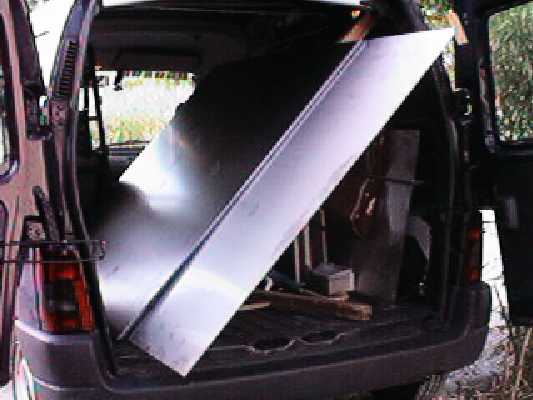 Das Material im Auto