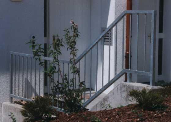 Treppengel&auml;nder mit Ecken